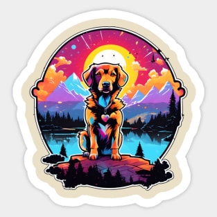 Dog is Furry Friend Forever Sticker